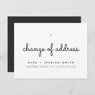 Carte Postale Changement d'adresse Nous avons déplacé plus simpl