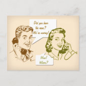 Carte postale Changement d'adresse par téléphone r (Devant)