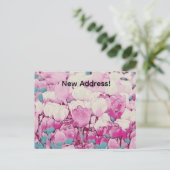 Carte Postale Changement d'adresse Tulipe Blush (Debout devant)