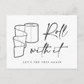 Carte Postale Changement de date Annulation reportée (Devant)