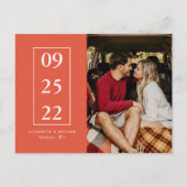 Carte Postale Changement de date Report Mariage (Devant)