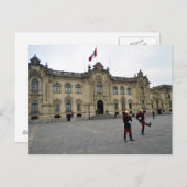Carte Postale Changement de garde, Lima, Pérou (Devant / Derrière)