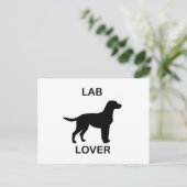 Carte Postale changement de laboratoire (Debout devant)