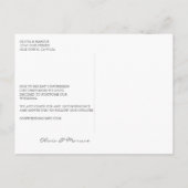 Carte Postale Changement de plans 2 Marguerites roses (Dos)