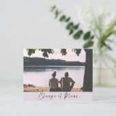 Carte Postale Changement de plans Lake Voir le Mariage Changemen (Debout devant)