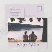 Carte Postale Changement de plans Lake Voir le Mariage Changemen (Devant / Derrière)