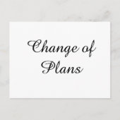 Carte Postale Changement de régime Annulation du mariage report (Devant)