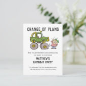 Carte Postale Changement De Régimes Annulation Du Parti Reporter (Debout devant)