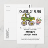 Carte Postale Changement De Régimes Annulation Du Parti Reporter (Devant / Derrière)