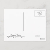 Carte Postale Changement de saison (Dos)