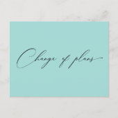 Carte Postale changement de script très élégant mariage de plans (Devant)