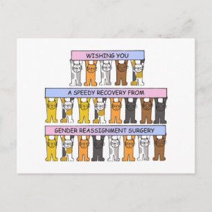 Carte Postale Changement de sexe Prompt rétablissement