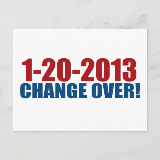 Carte Postale Changement du 20-01-2013 (Devant)