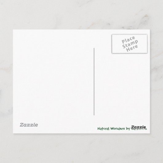 Carte Postale changement permanent (Dos)