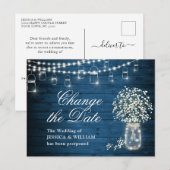 Carte Postale Changer la date Mariage de la bambou de l'haleine (Devant / Derrière)