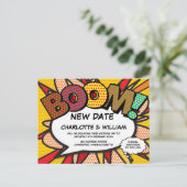 Carte Postale Changer la date Nouvelle Date Moderne Fun Comic (Debout devant)