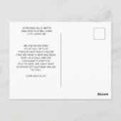 Carte Postale Changer l'adresse des pins rustiques montagne (Dos)