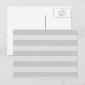 Carte Postale Changer les bandes grises en n'importe quelle Pers (Devant / Derrière)