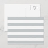 Carte Postale Changer les bandes grises en n'importe quelle Pers (Devant / Derrière)