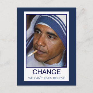 Carte Postale Changer nous ne pouvons même pas croire