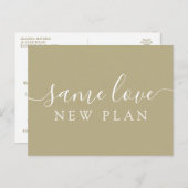 Carte Postale Changez simplement la date Mariage Faire-part Post (Devant / Derrière)
