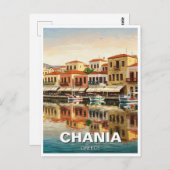 Carte Postale Chania Grèce Voyage (Devant / Derrière)