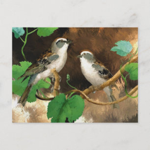 Carte Postale Chanson blanche