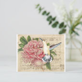 Carte Postale Chanson de colibri (Debout devant)