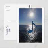 Carte Postale Chanson de la mer (Devant / Derrière)