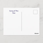 Carte Postale Chanson de la mer (Dos)