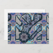 Carte Postale Chanson de Living Metal No 2 (Devant / Derrière)