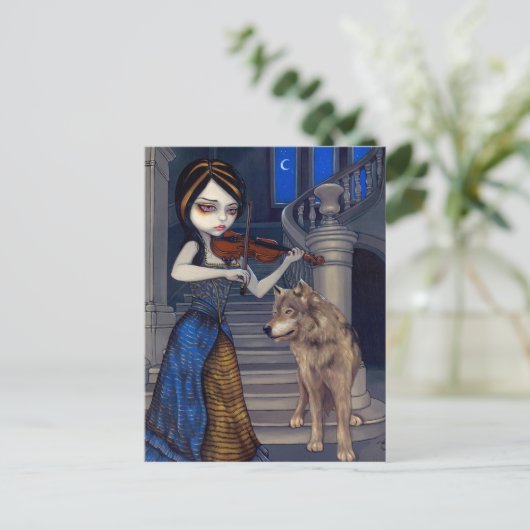 Carte postale "Chanson de loup" (Debout devant)