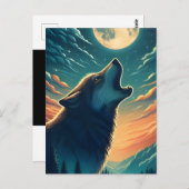 Carte Postale Chanson de nuit Wolfs (Devant / Derrière)