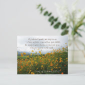 Carte Postale Chanson de Salomon 2:10 Levez mon amour, venez ave (Debout devant)