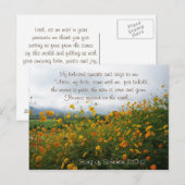 Carte Postale Chanson de Salomon 2:10 Levez mon amour, venez ave (Devant / Derrière)