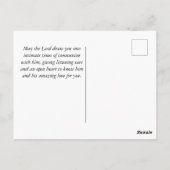 Carte Postale Chanson de Salomon 3:4 J'ai trouvé la Bible unique (Dos)