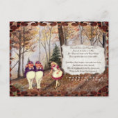 Carte Postale Chanson de Tweetle Dee Tweetle Dum de Looking Glas (Devant)