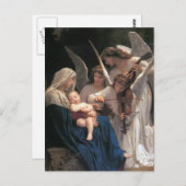 Carte Postale Chanson des Anges Vintage (Devant / Derrière)