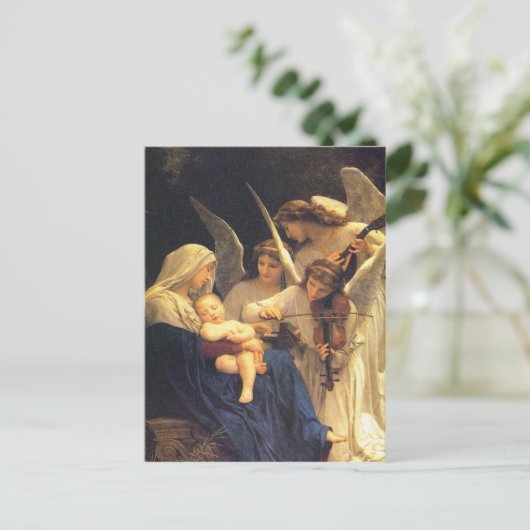 Carte Postale Chanson des Anges, William-Adolphe Bouguereau (Debout devant)