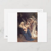 Carte Postale Chanson des Anges - William-Adolphe Bouguereau (Devant / Derrière)