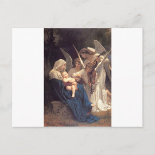 Carte Postale Chanson des Anges - William-Adolphe Bouguereau