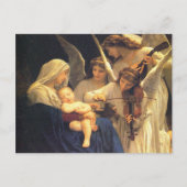 Carte Postale Chanson des Anges, William-Adolphe Bouguereau (Devant)