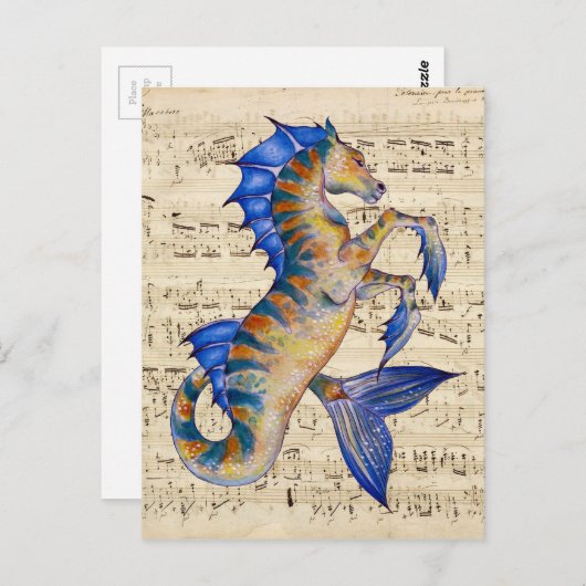 Carte Postale Chanson des océans (Devant / Derrière)