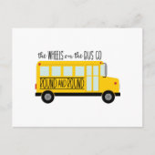 Carte Postale Chanson des roues de bus (Devant)