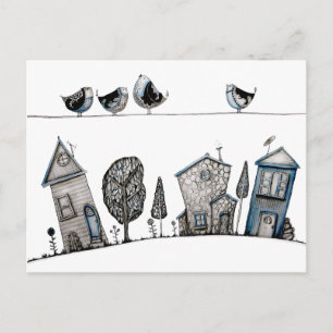 Carte Postale Chanson d'oiseau