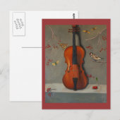 Carte Postale Chanson d'oiseau (Devant / Derrière)