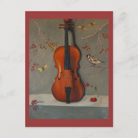 Carte Postale Chanson d'oiseau (Devant)