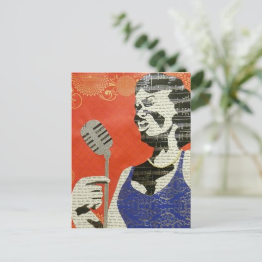 Carte Postale Chanson d'oiseaux bleus (Debout devant)