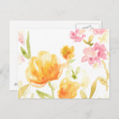 Carte Postale Chanson florale I (Devant / Derrière)