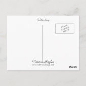 Carte Postale Chanson Goldie (Dos)